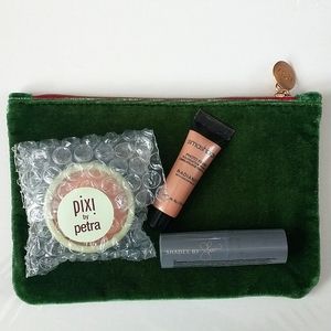 Cosmetic bundle w/Shades by Shan lipstick, Smashbox primer, pixi by Petra powder